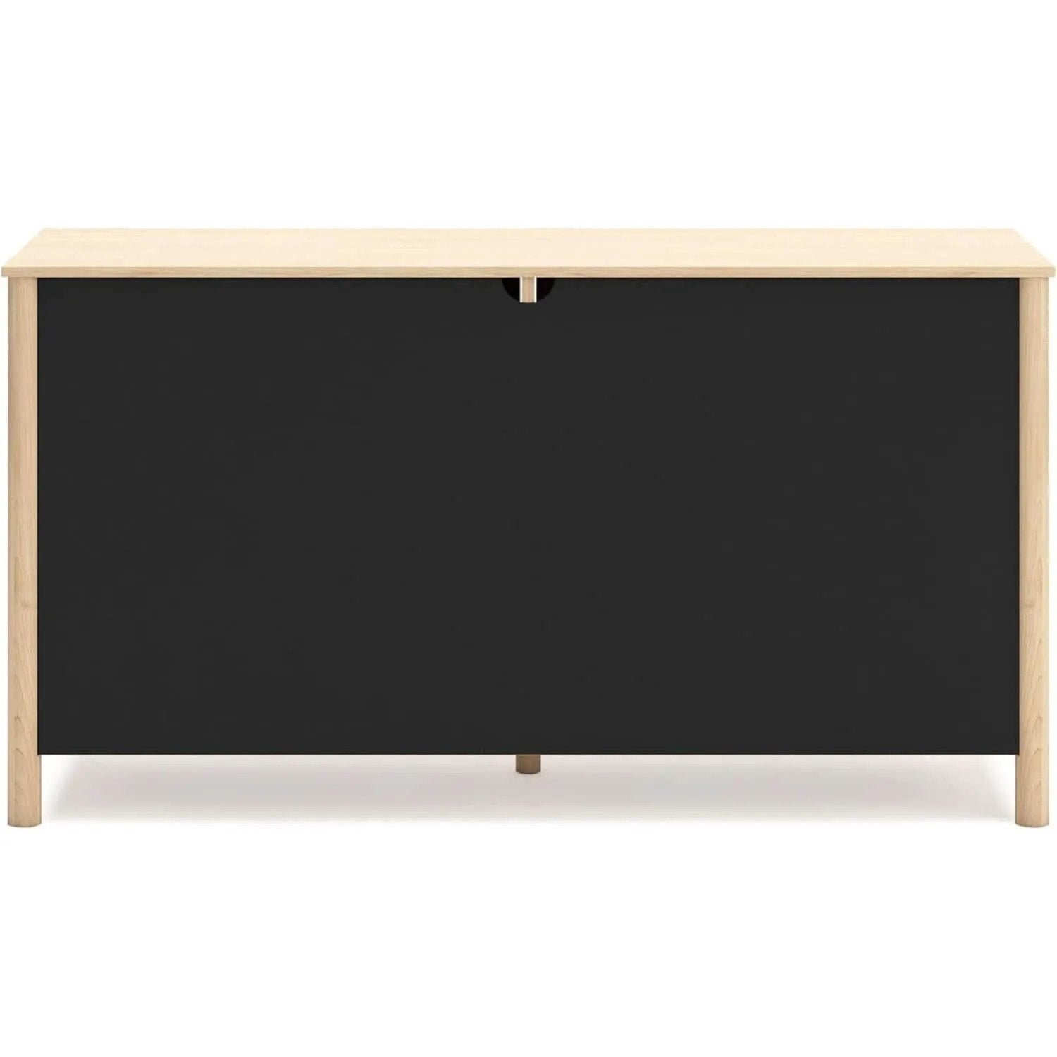 Light Brown Six Drawer Dresser For Bedroom Storage from PriceLows™