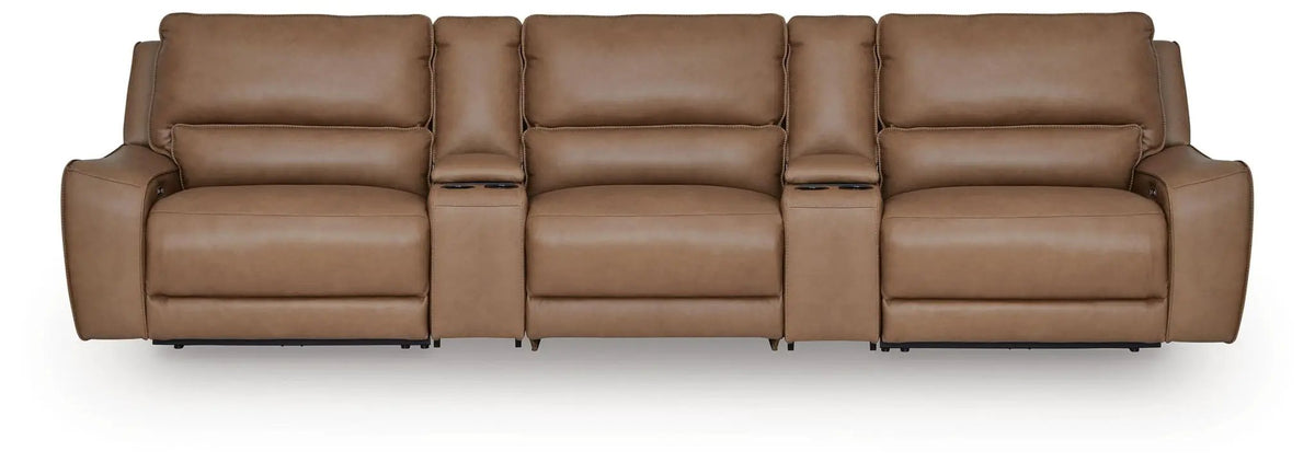 DeepWakes Power Reclining Sectional | Chaise Included | Ultra-Stylish Design | 130 Inch Length