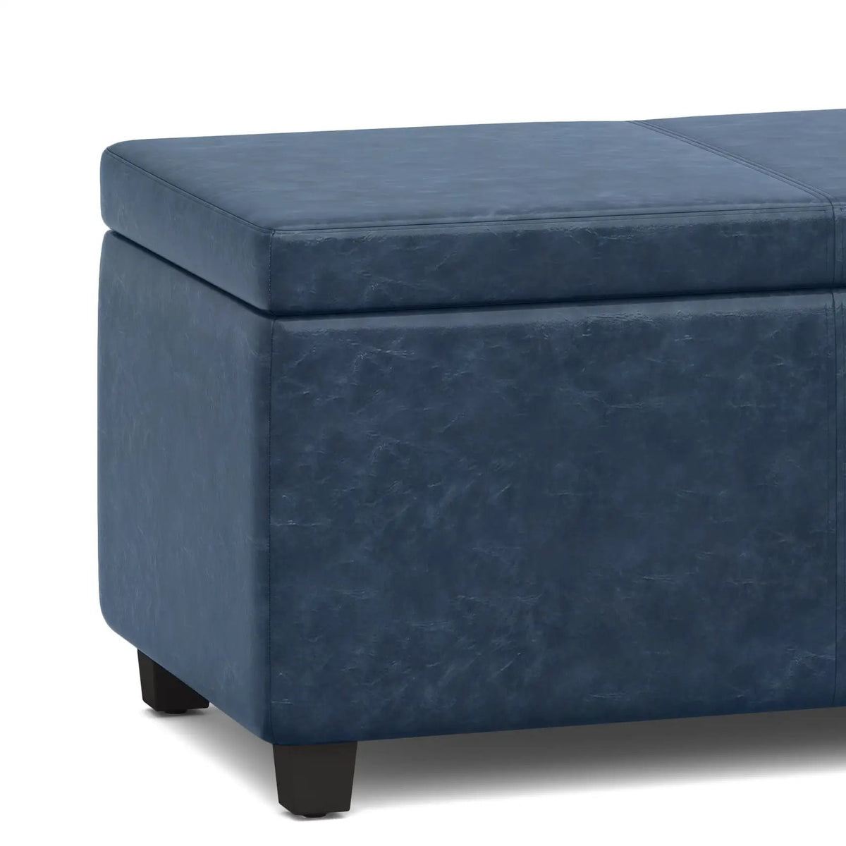 Storage Ottoman Bench | Solid Wood Frame | High Density Foam
