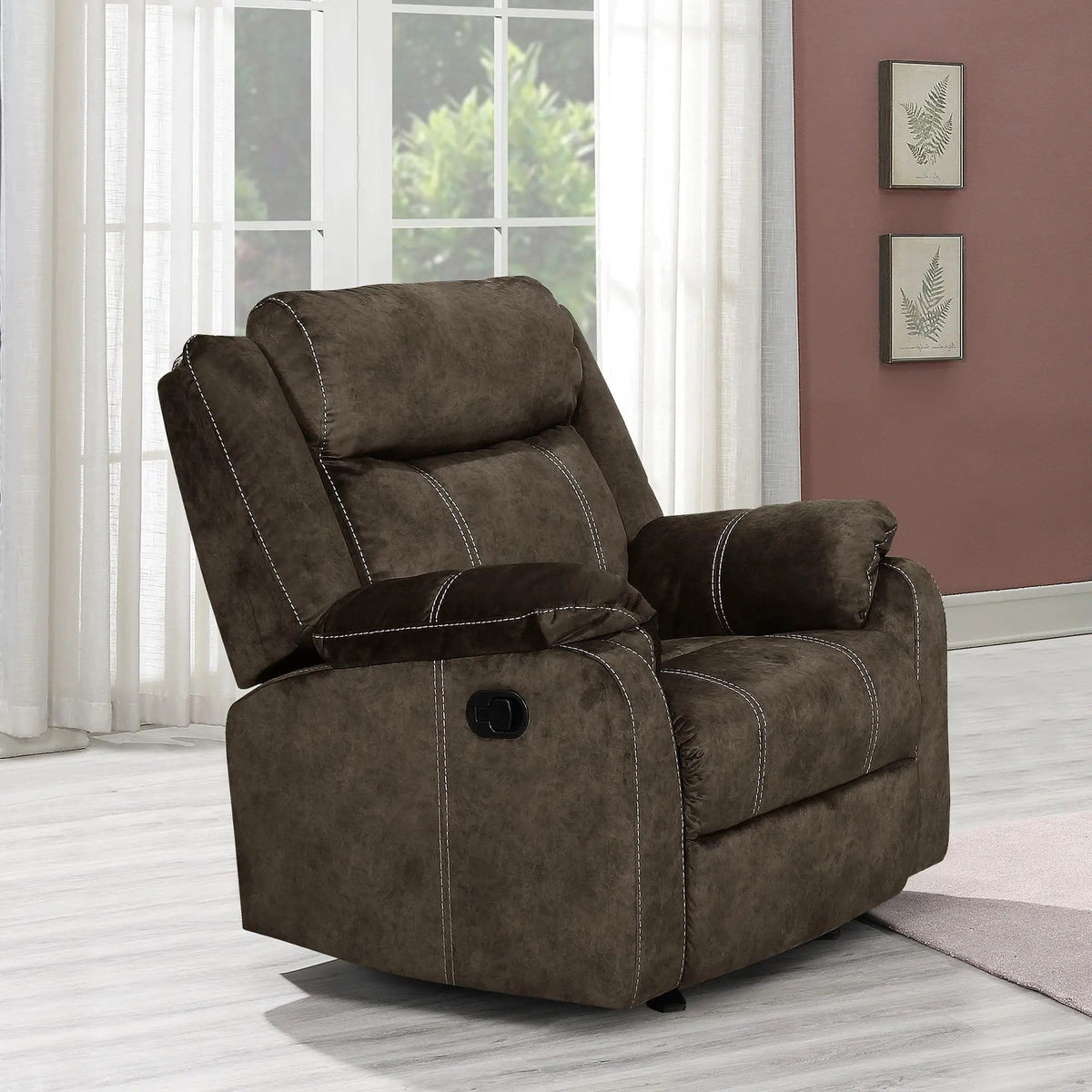 Sonet Domino Reclining Chairs | 2 Pieces | Fabric | Living Room