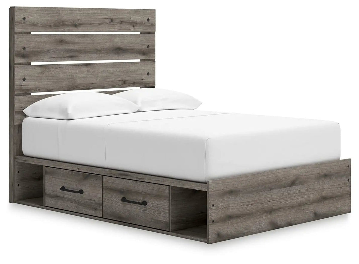 Graystorm Panel Storage Bed | 2 Pieces | Bedroom Furniture | Bedroom