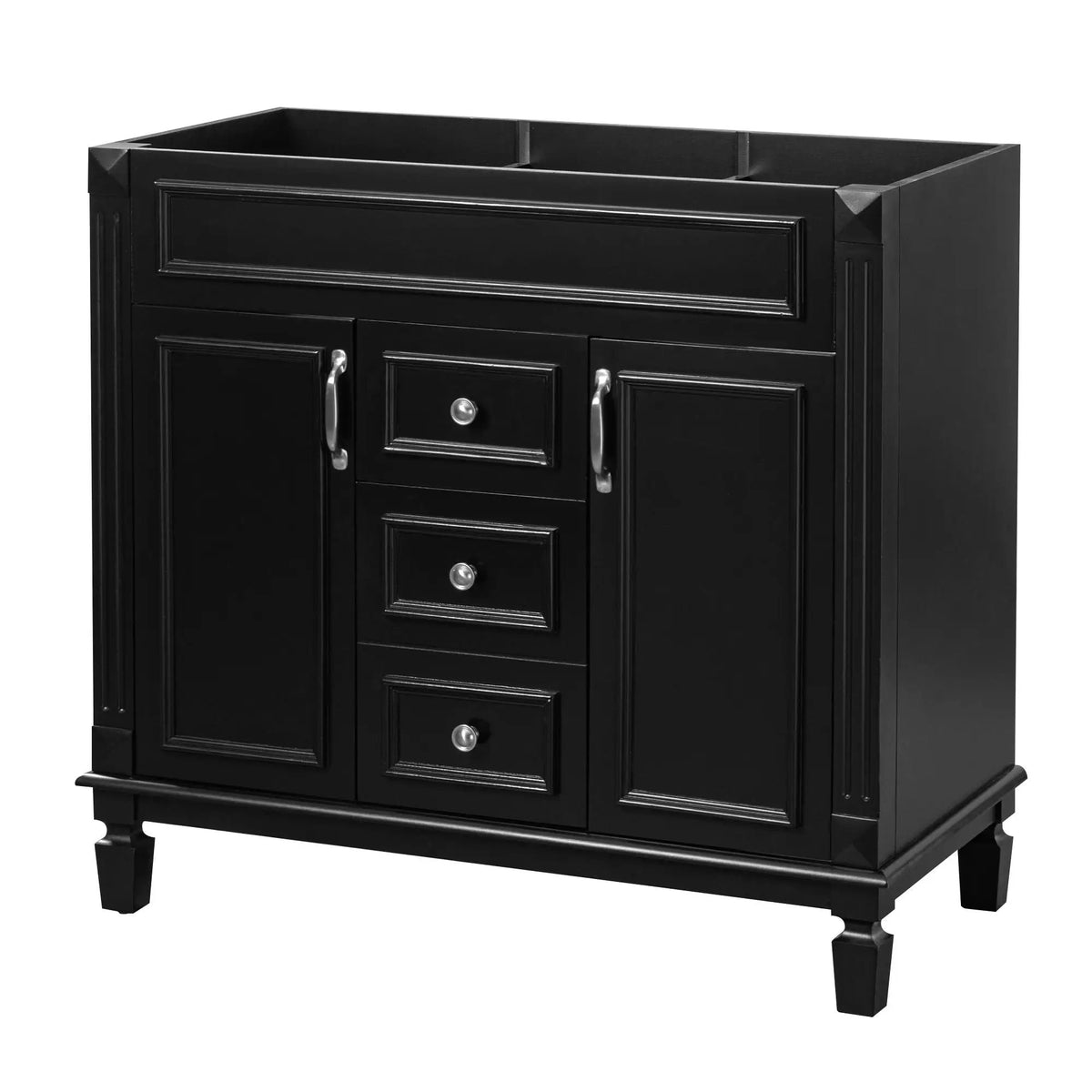 Bathroom Vanity Cabinet | 35.3 Inch Width | 2 Soft Closing Doors | 2 Drawers