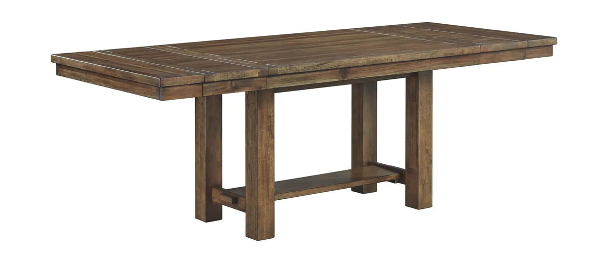 Moriville Rectangular Dining Table Set | 5 Piece Dining Room Set | Rubberwood | Dining Room
