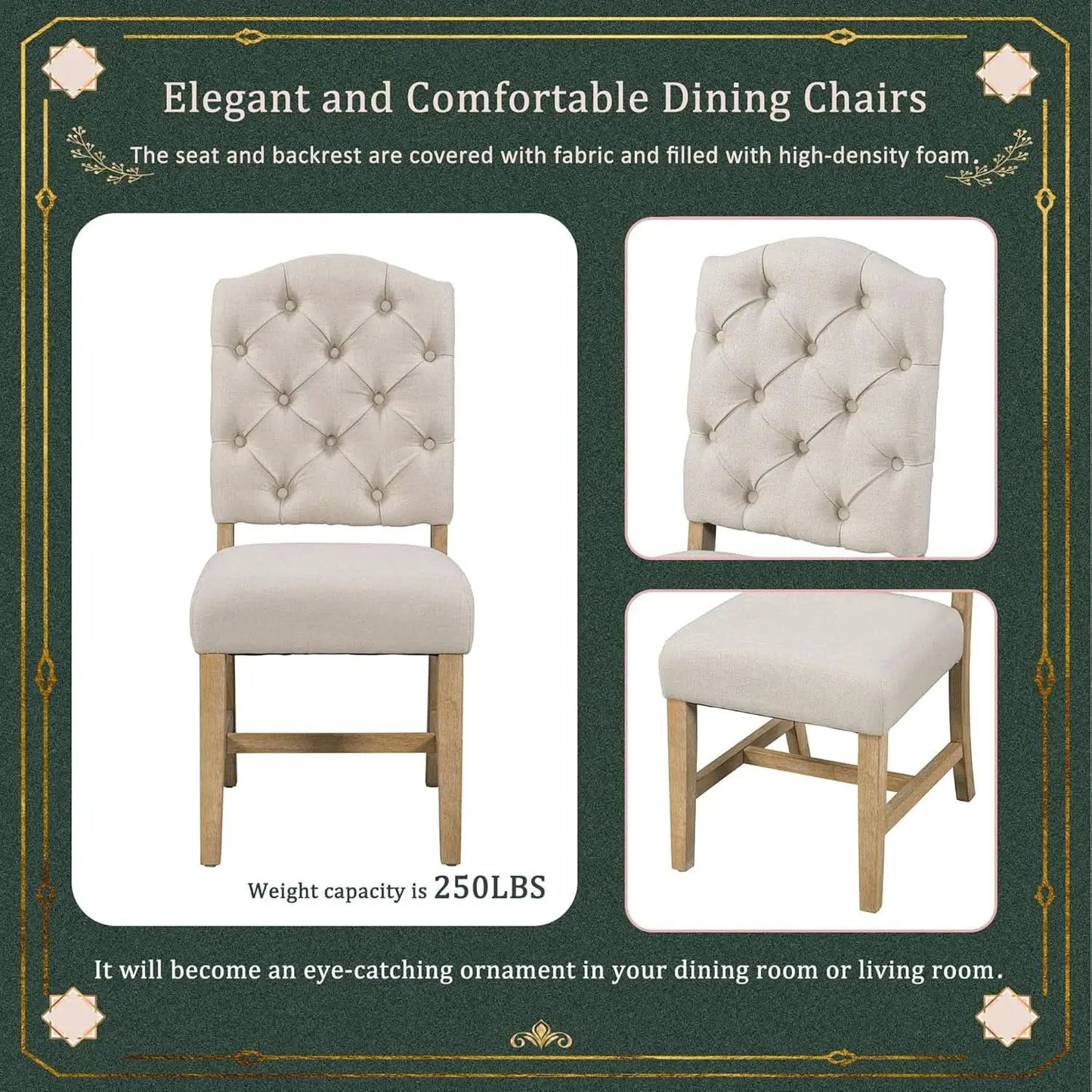 Circular Solid Wood DiningTable Set Four Extendable from PriceLows™