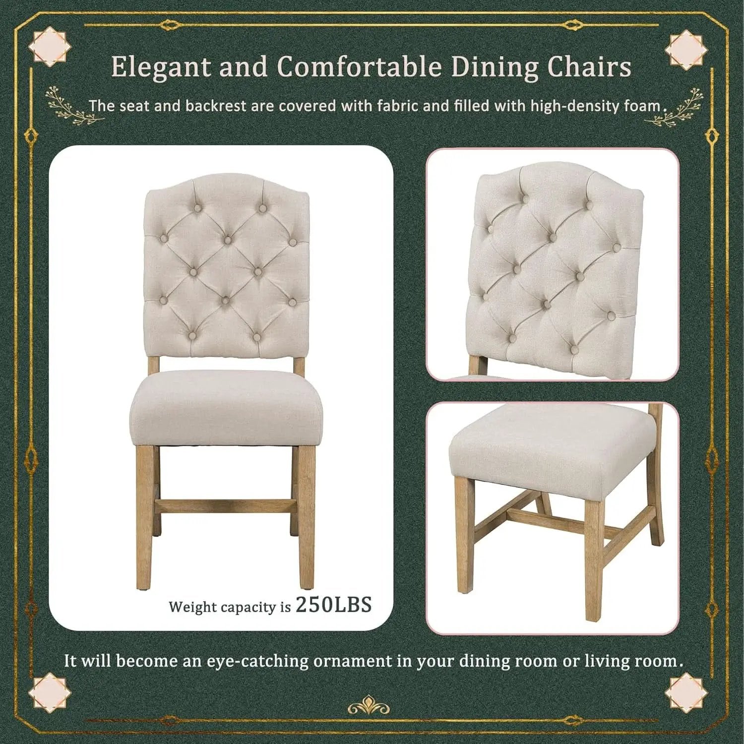 Circular Solid Wood DiningTable Set Four Extendable from PriceLows™