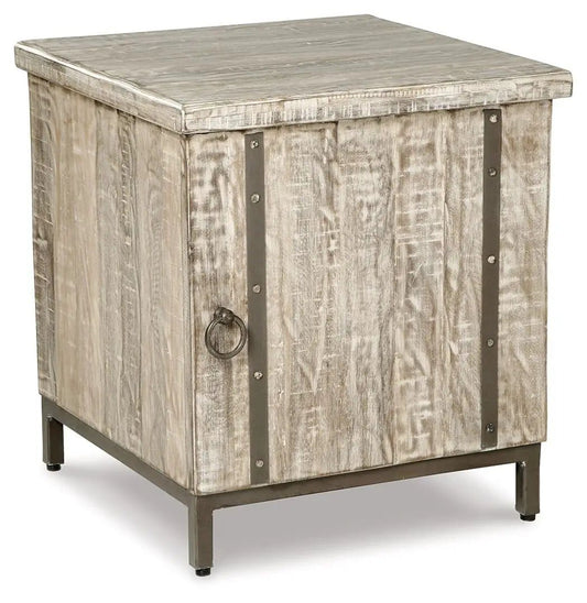 Laddford Accent Cabinet Shelf | 22 x 22.13 x 24.38 in | Wood | Whitewash