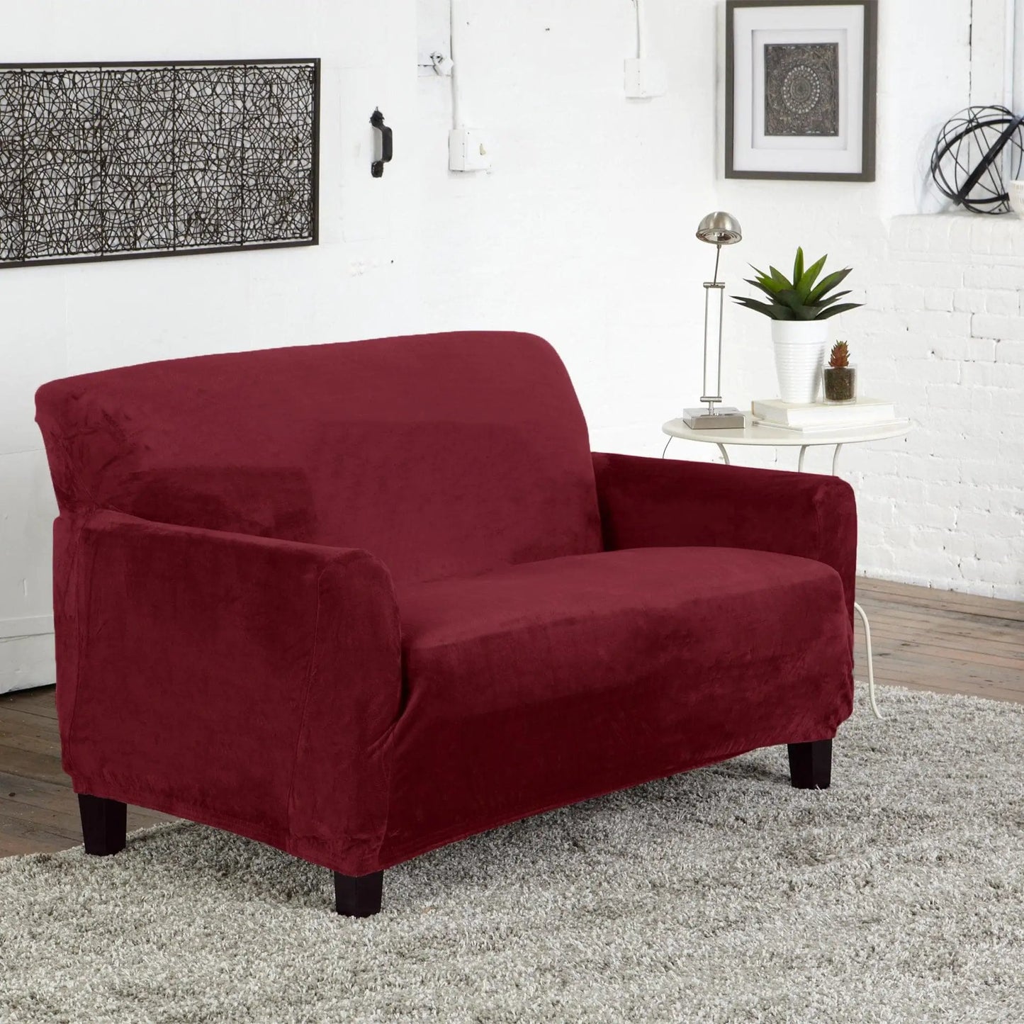 Velvet Stretch Slipcover - Gale Collection from PriceLows™