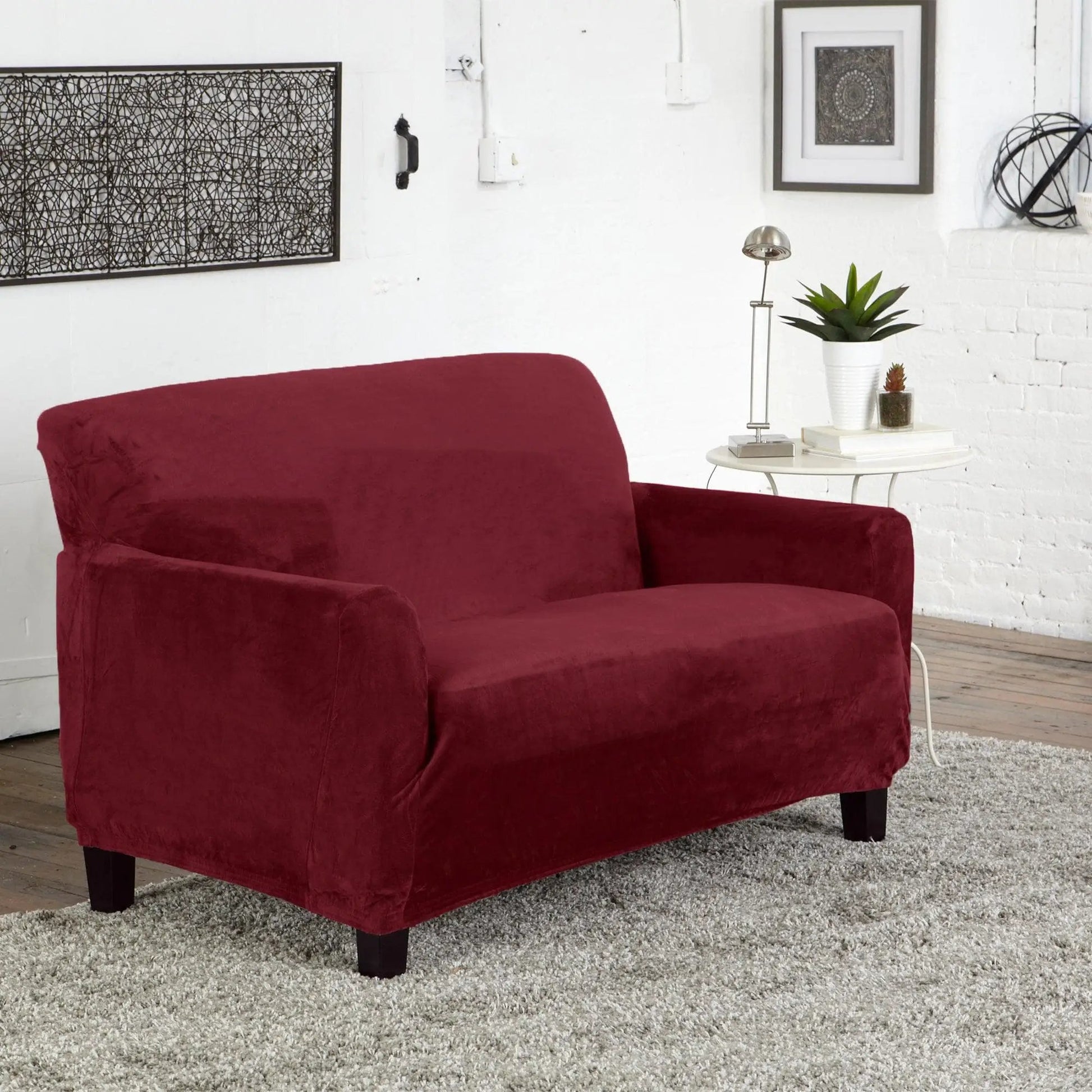 Velvet Stretch Slipcover - Gale Collection from PriceLows™