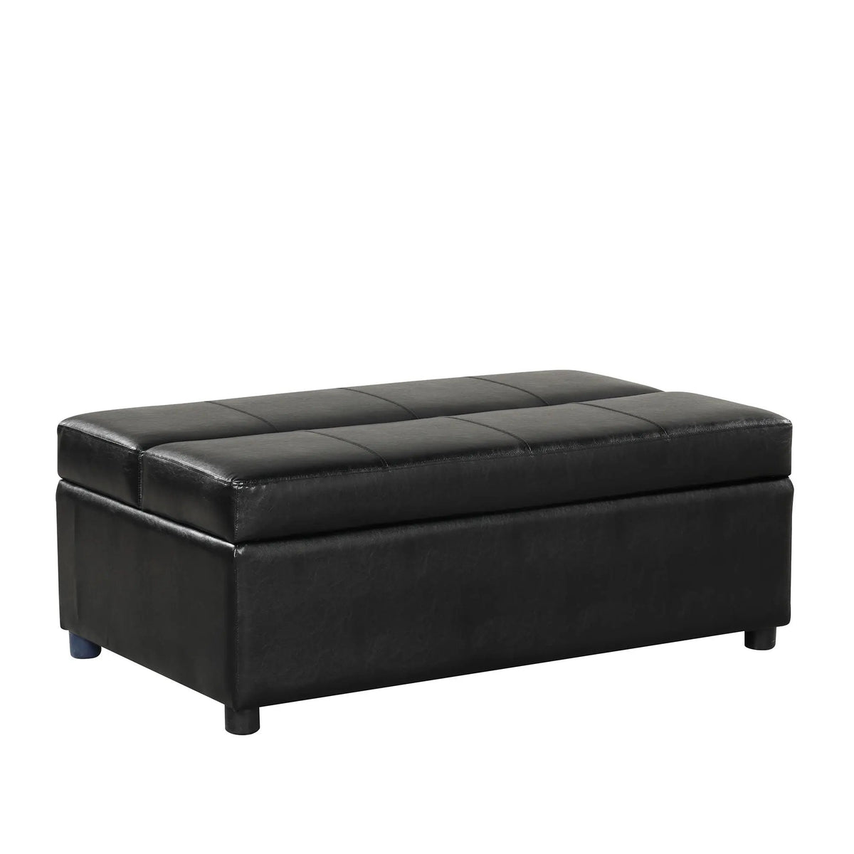 Twin Size Folding Ottoman Sleeper Bed | Includes Mattress | Convertible Guest Bed | High-Density Foam