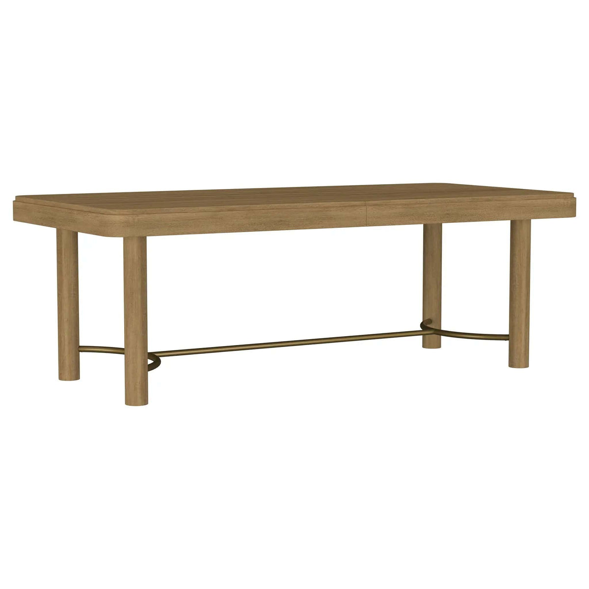 Arini 104-inch Extension Leaf Dining Table Sand Wash | 86 x 42 x 30 in | Rubberwood & Veneer | Dining Room