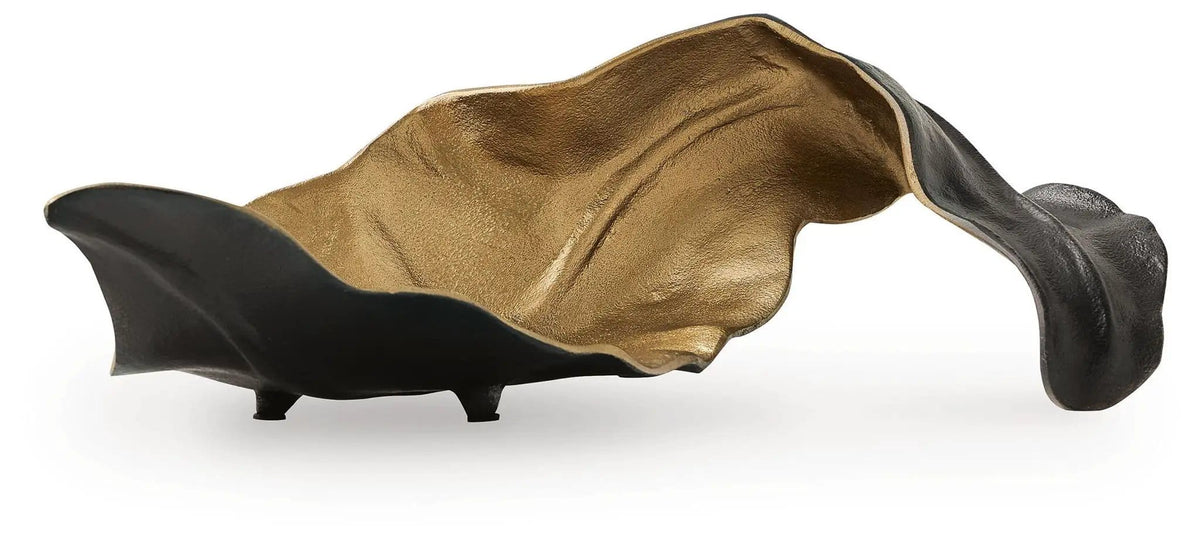 Melinda Sculpture | 20 x 8 x 6 in | Home Furniture | Black / Gold Finish