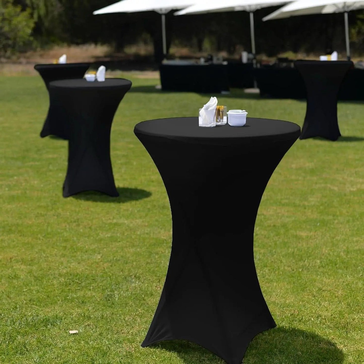 32 Inch Bar Height Folding Cocktail Tables Removable Legs from PriceLows™