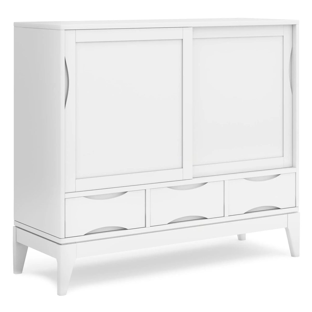 Harper Storage Cabinet | Medium Handcrafted Rubberwood | NC Lacquer Finish | Multipurpose Storage