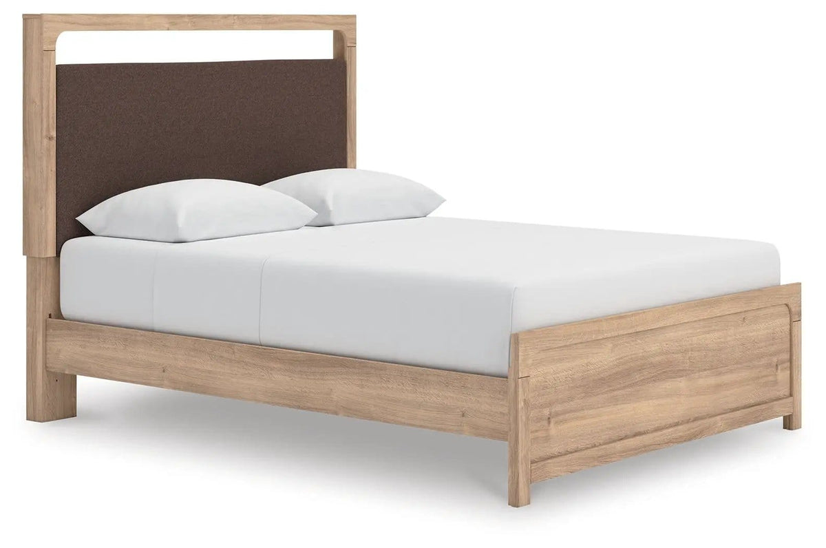 Kinlanni Upholstered Platform Bed | 2 Pieces | Fabric & Wood | Bedroom
