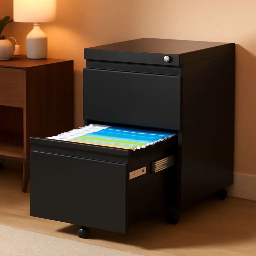 2 Drawer Vertical File Cabinet With Lock Letter Size from PriceLows™