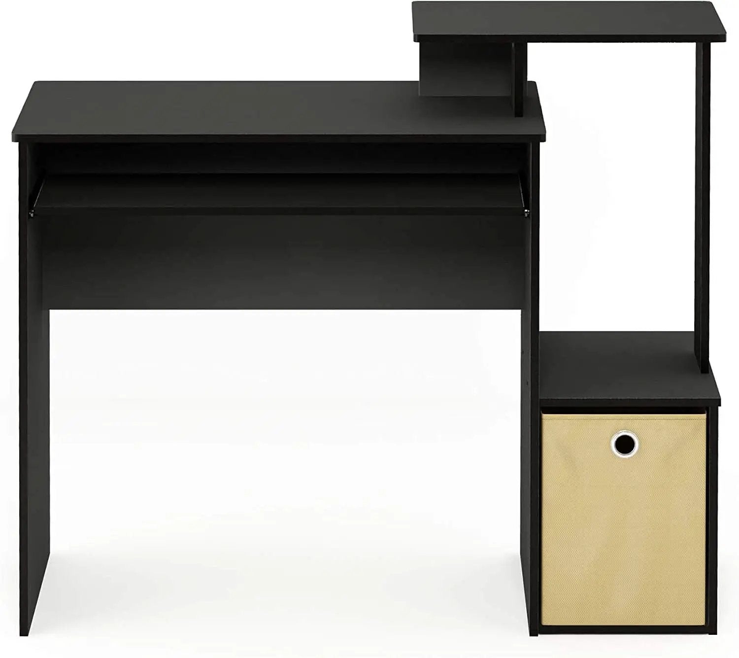 Econ Multipurpose Home Office Writing Desk Black Brown from PriceLows™