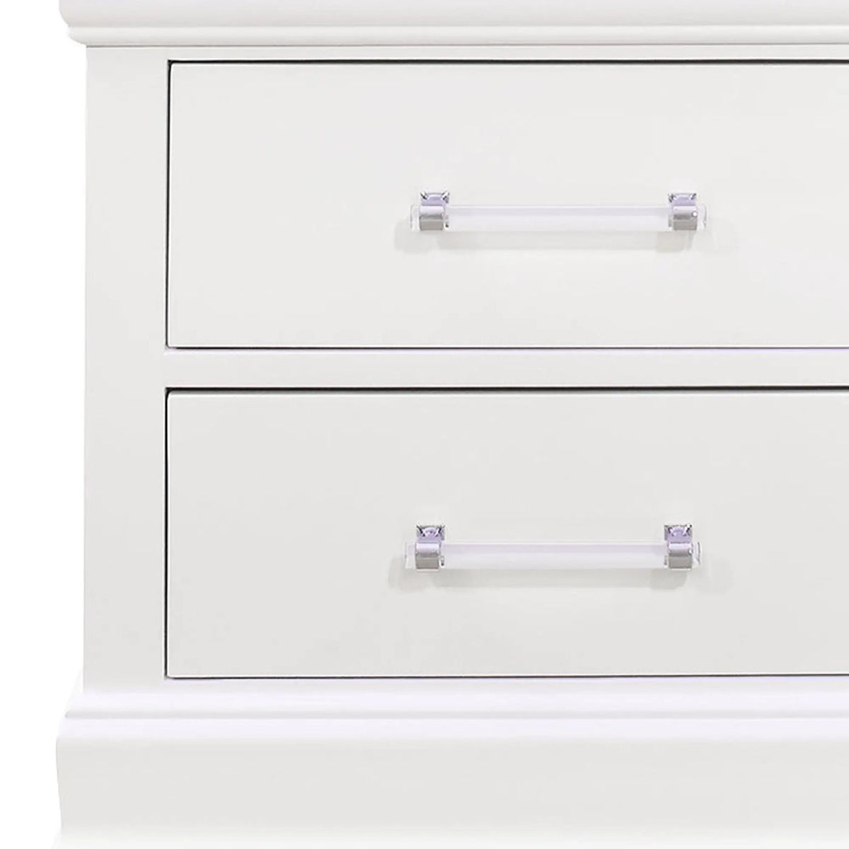 Charlston Nightstand | LED Lighting | Transitional Style | Spacious Storage