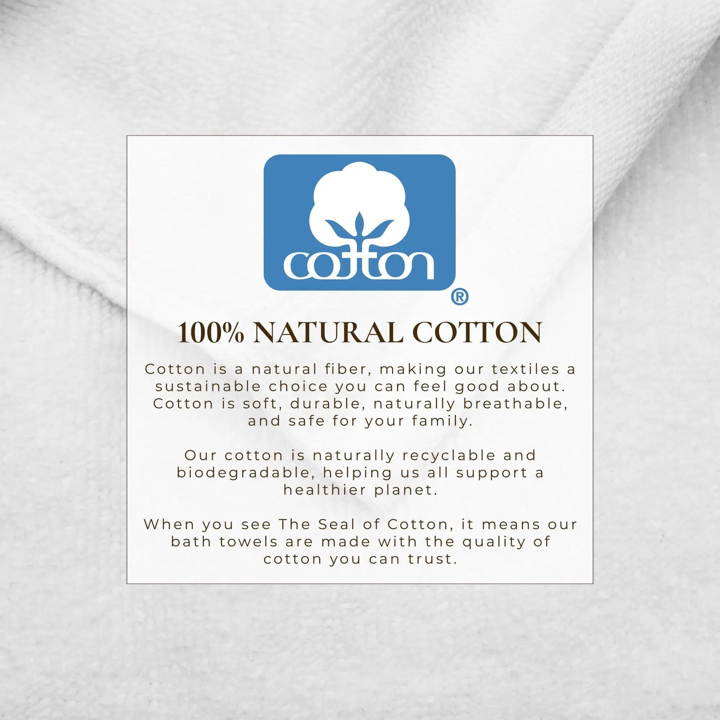 Cotton Border-Stitched 6-Piece Towel Set - Valery Collection from PriceLows™