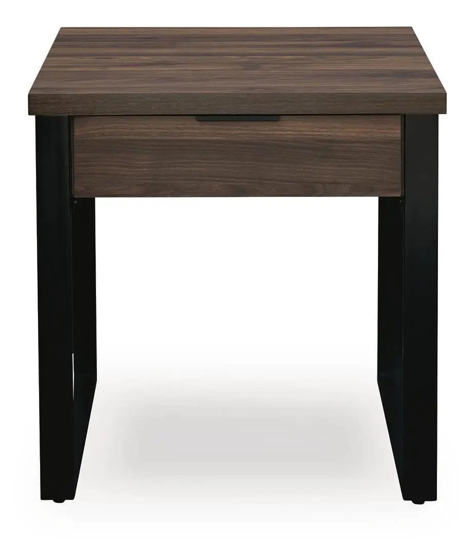 Wickman Falls Rectangular Table | 2 Pieces | Metal & Wood | Home