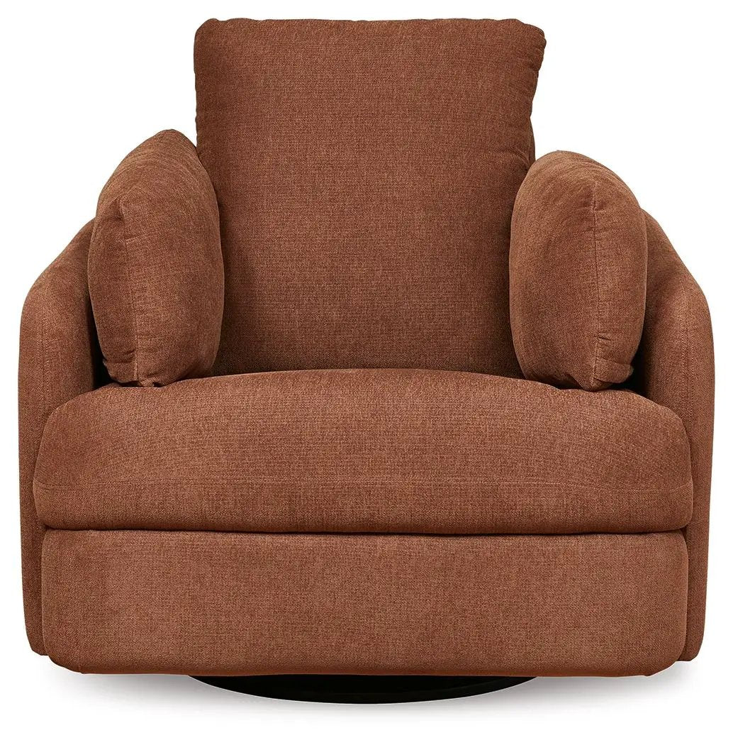 Modmax Swivel Glider Recliner | Cool Contemporary Look | Low-Maintenance Lounging | 41.38 Inch Length