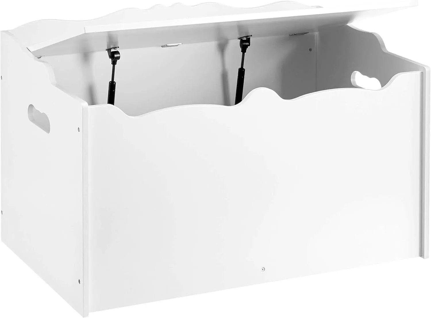 Wooden Toy Box Chest White 30x18x19 StorageSolution from PriceLows™