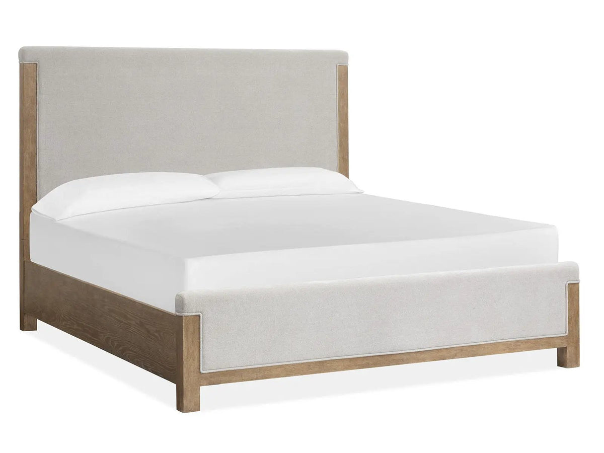 Plum Creek Upholstered Panel Bed | Seasonless Style | Tranquil Elegance | 88 Inch Length