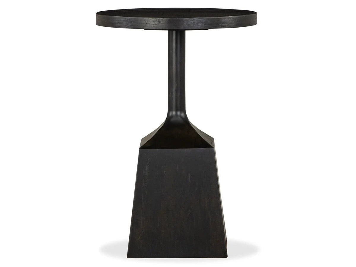 Lindon Round Pedestal Accent End Table | 2 Pieces | Living Room Furniture | Living Room