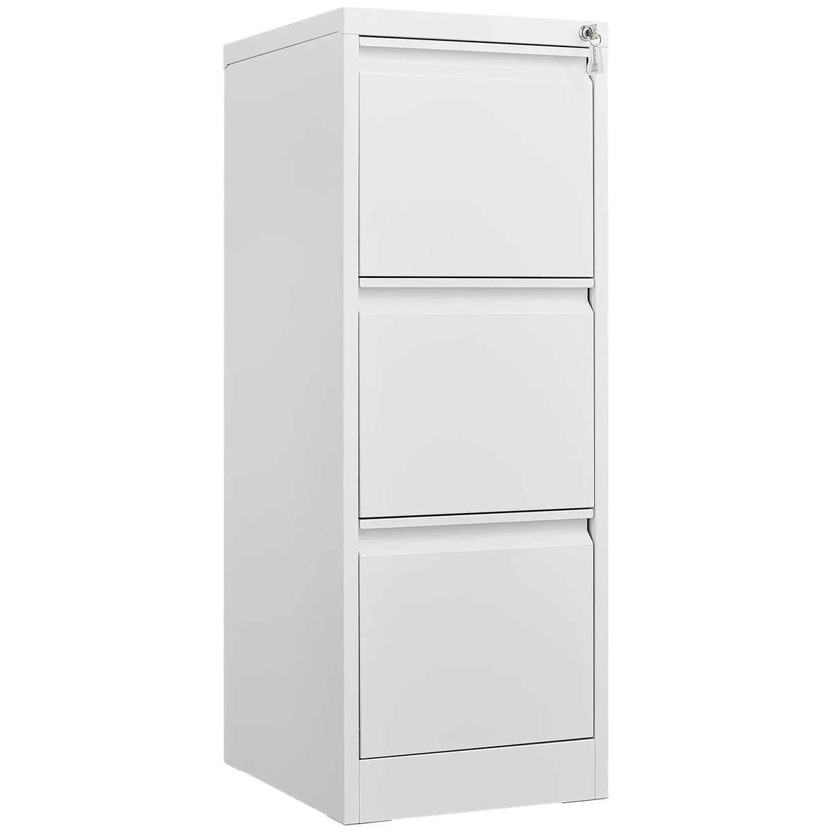Metal File Cabinet | Three Drawer | Secure Lock System