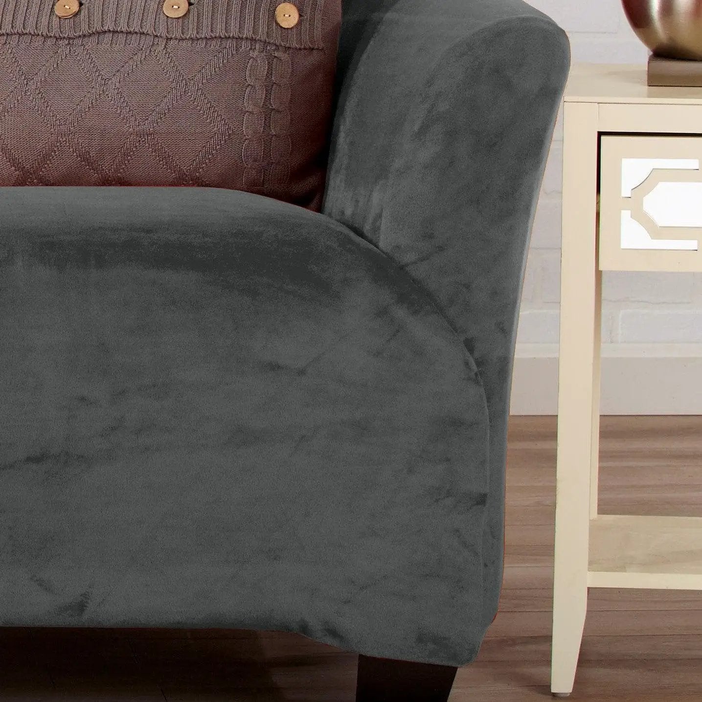 Velvet Stretch Slipcover - Gale Collection from PriceLows™