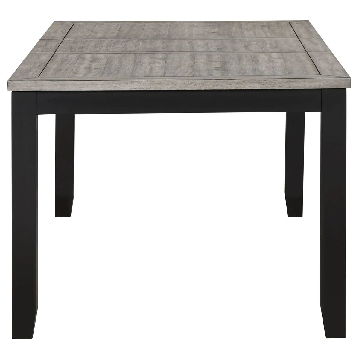 Elodie 5-piece Rectangular Extension Leaf Dining Set | 5-Piece Set | Metal & Wood | Black
