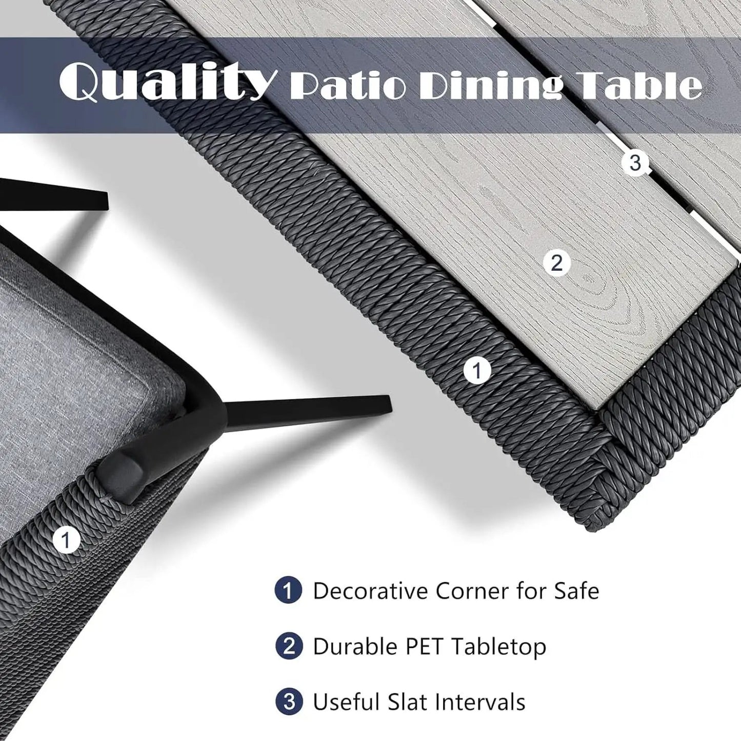 Elegant 11 Piece Patio Dining Set for Outdoor Spaces from PriceLows™
