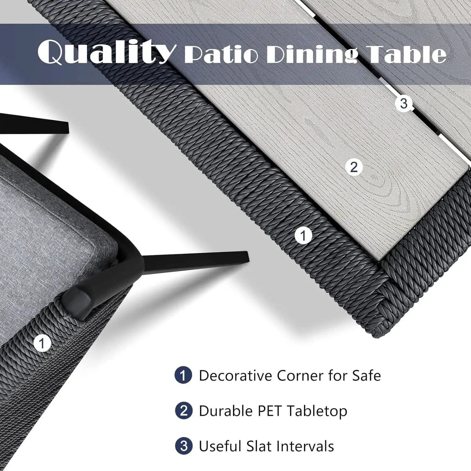 Elegant 11 Piece Patio Dining Set for Outdoor Spaces from PriceLows™