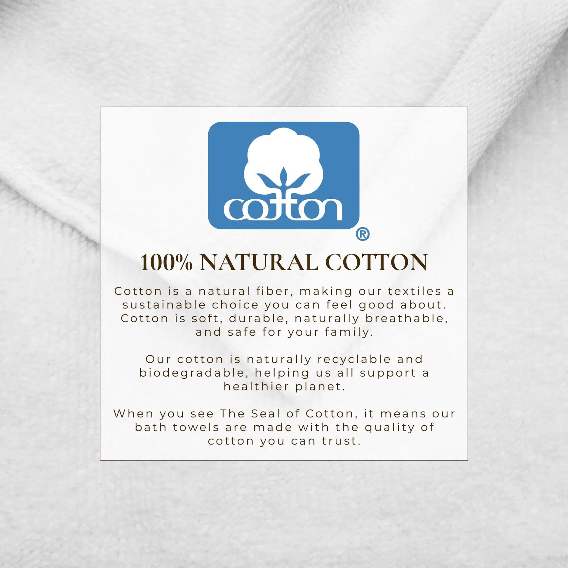 Cotton Border-Stitched 6-Piece Towel Set - Valery Collection from PriceLows™