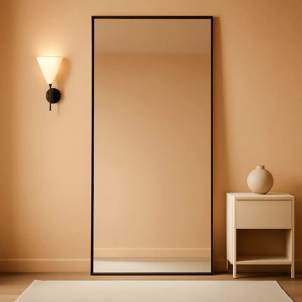 71x28 Inch Black Full Length Floor Mirror For Bedroom from PriceLows™