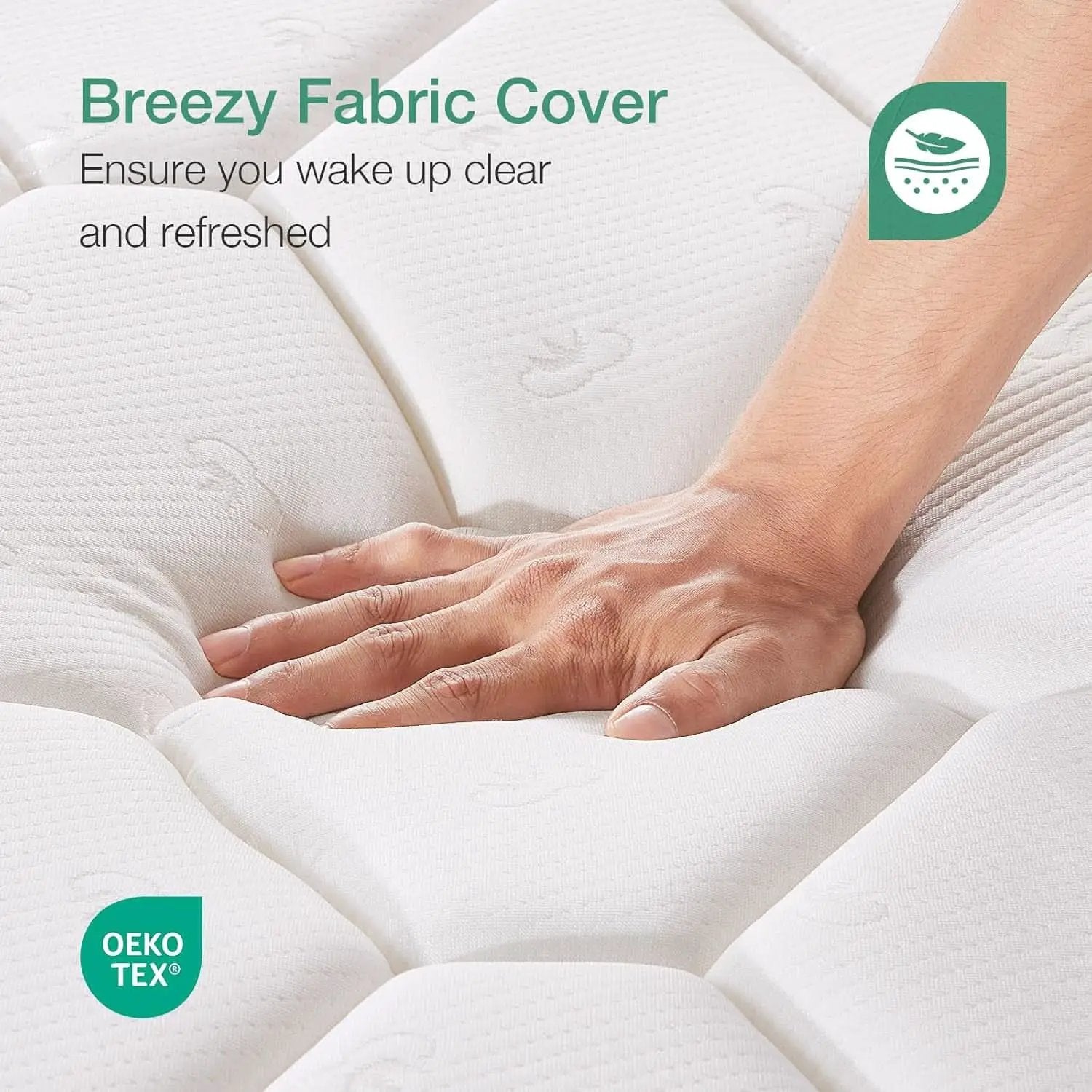 Twin 6 Inch Bonnell Spring Hybrid Mattress Adaptive Foam from PriceLows™
