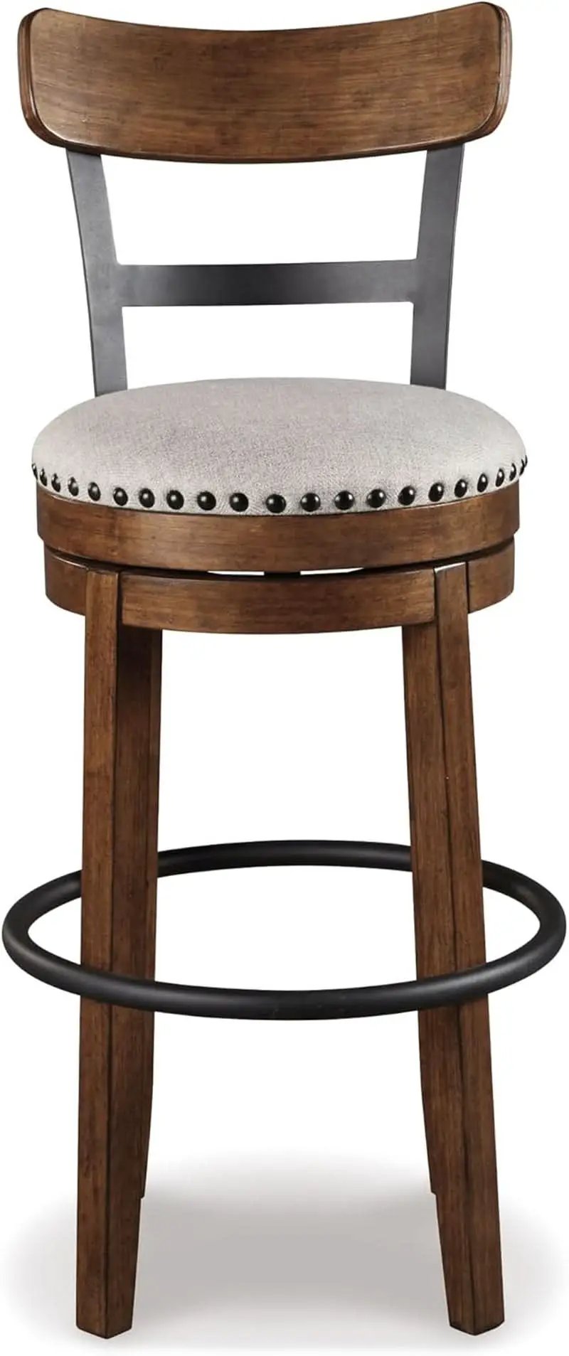 Valebeck 30 Inch Farmhouse Pub Height Bar Stool Brown from PriceLows™