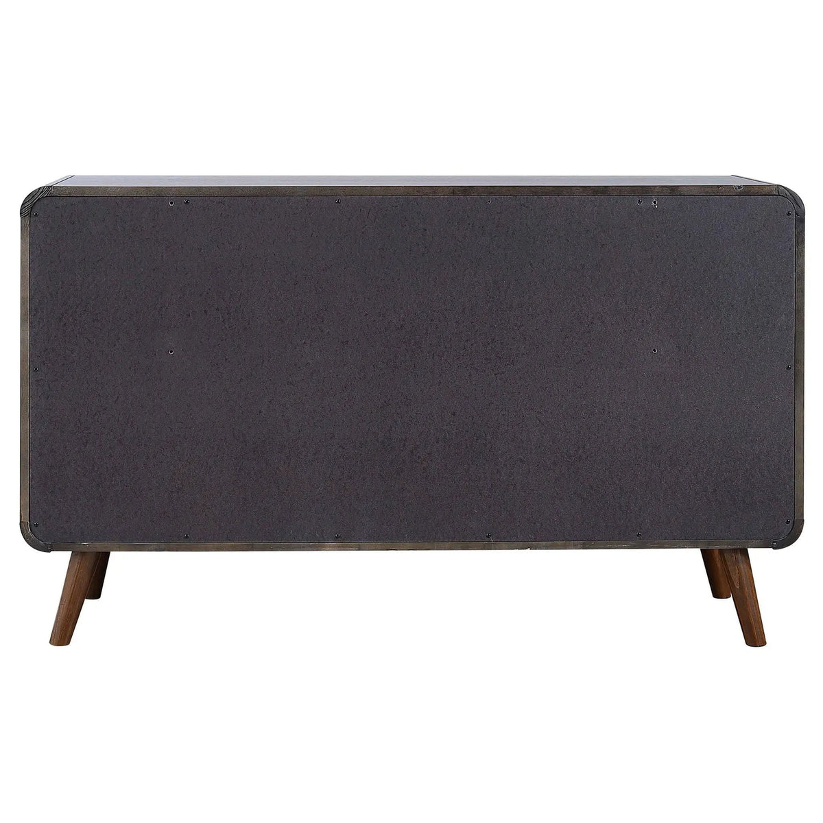 Robyn 6-drawer Bedroom Dresser Dark | 61 x 17 x 36.5 in | Engineered Wood & Walnut | Walnut