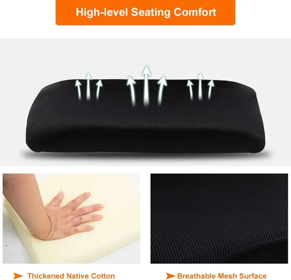 Ergonomic Office Chair Black With Lumbar Support Adjustable from PriceLows™