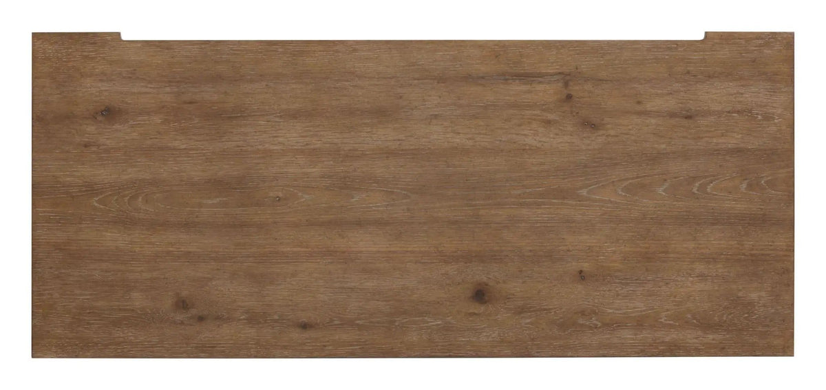 Kingston Drawer Chest | 18 x 42 x 56 in | Oak Veneer | Whisper White And Cerused Nutmeg
