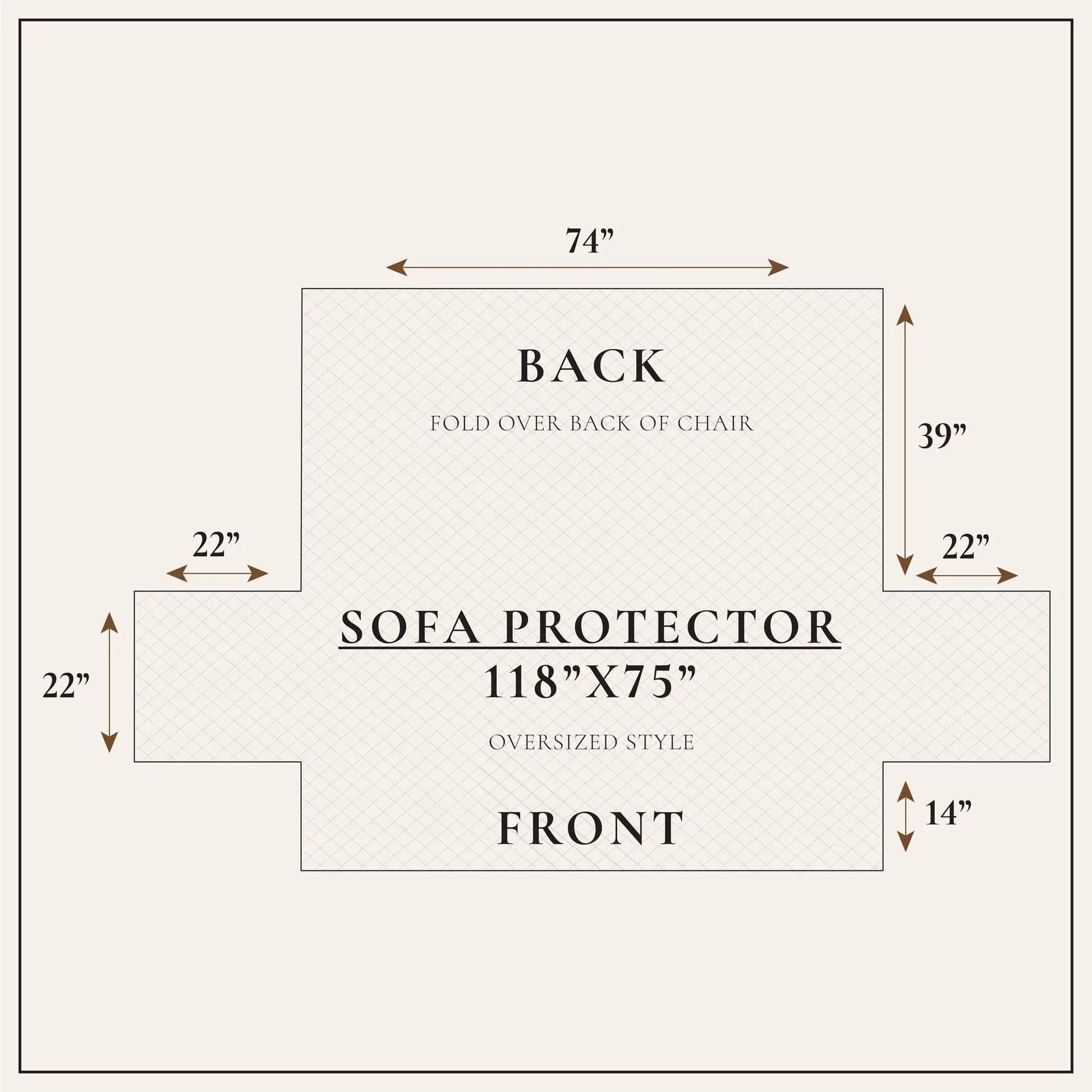 Medallion Solid Furniture Protector - Elenor Collection from PriceLows™