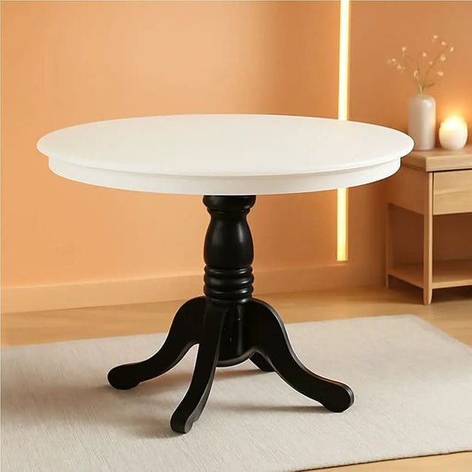 Dining Table 42 Inch Round Top With Pedestal Base Leg from PriceLows™