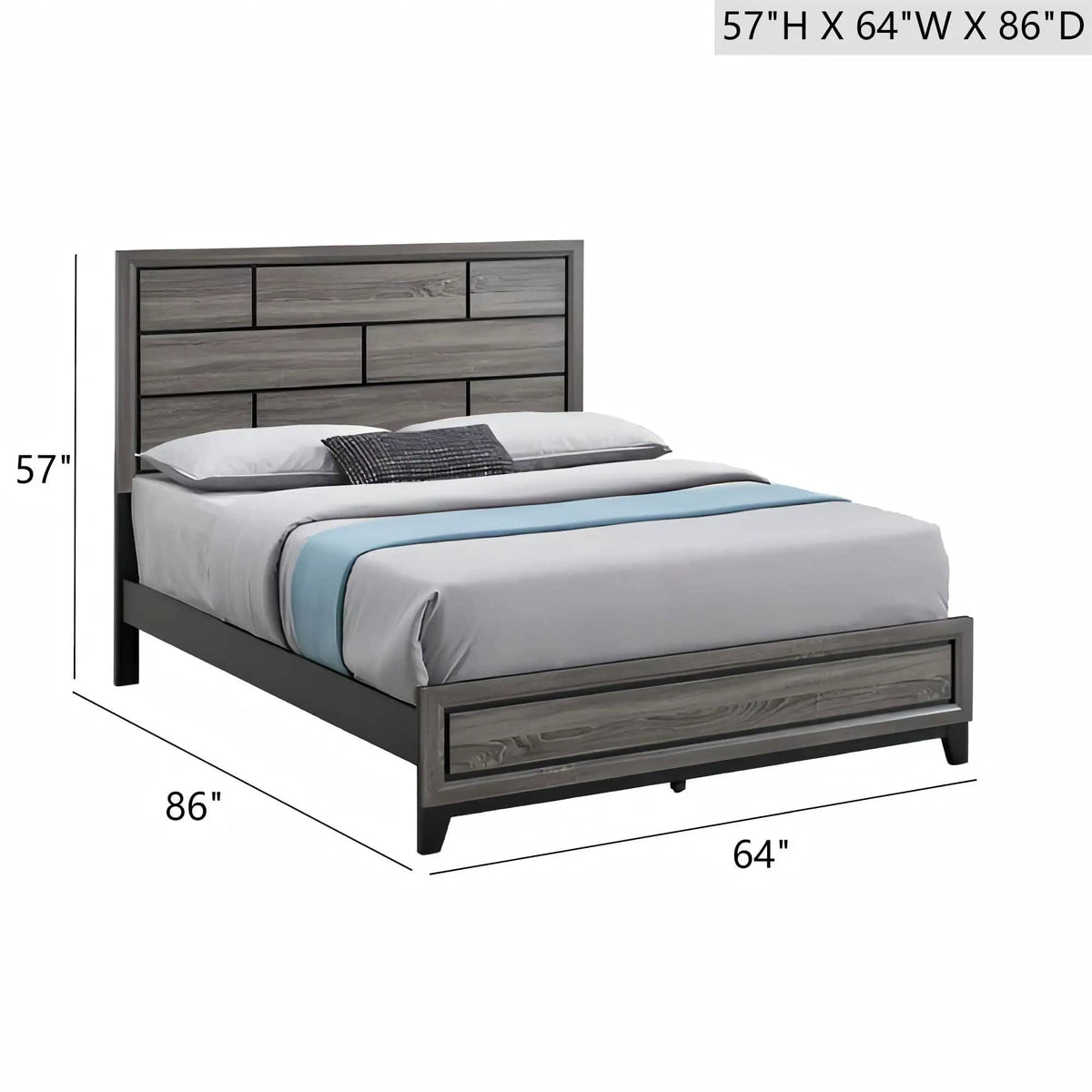 Glasgow Bed Frame With Durable Construction | 4 Pieces | Bedroom Furniture | Bedroom