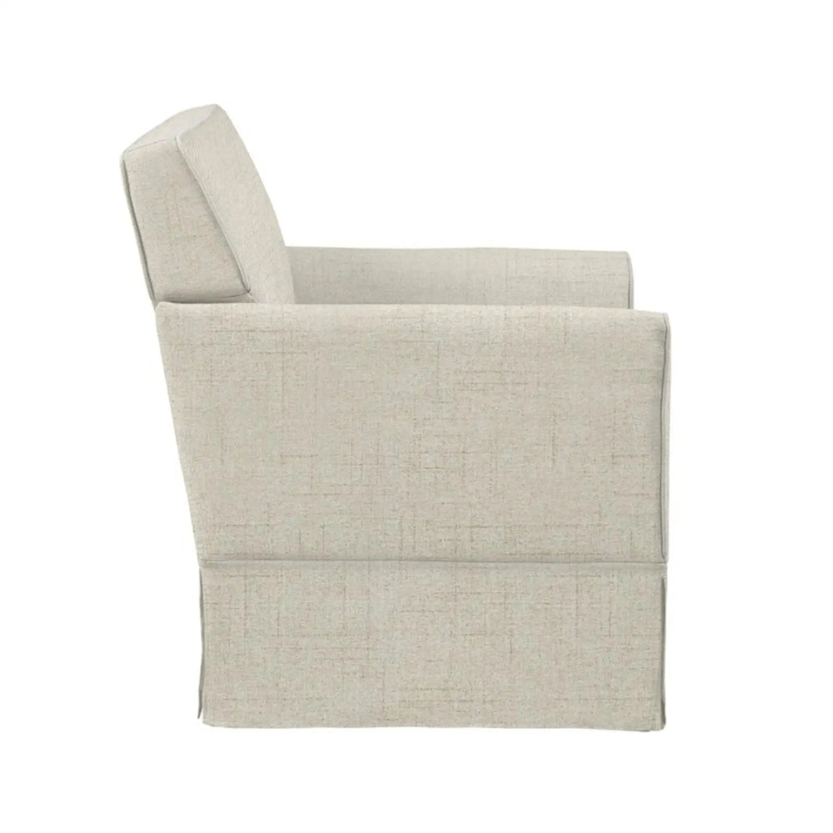 Timeless Accent Armchair | Classic Track Arm Silhouette | Skirted Base | Slipcover Design