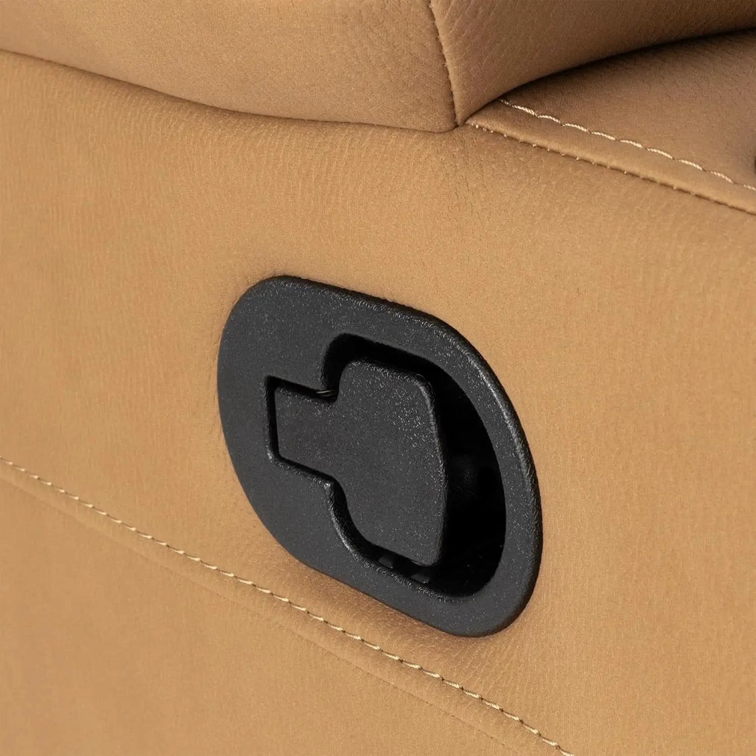 58 Inch Wall Hugger RV Theater Recliner Sofa Sand Double from PriceLows™
