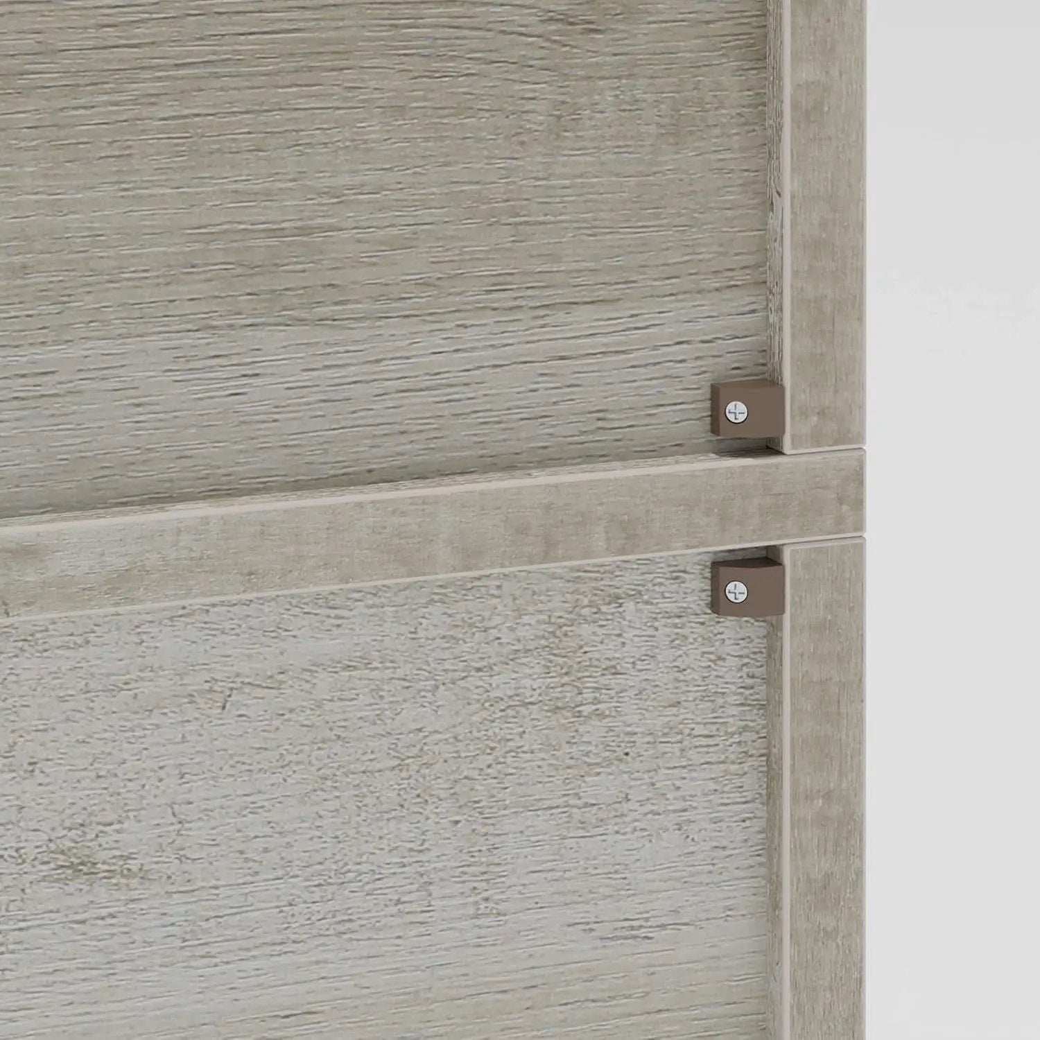 Industrial 70 Inch Tall Bookcase With Doors 6 Shelf Storage from PriceLows™