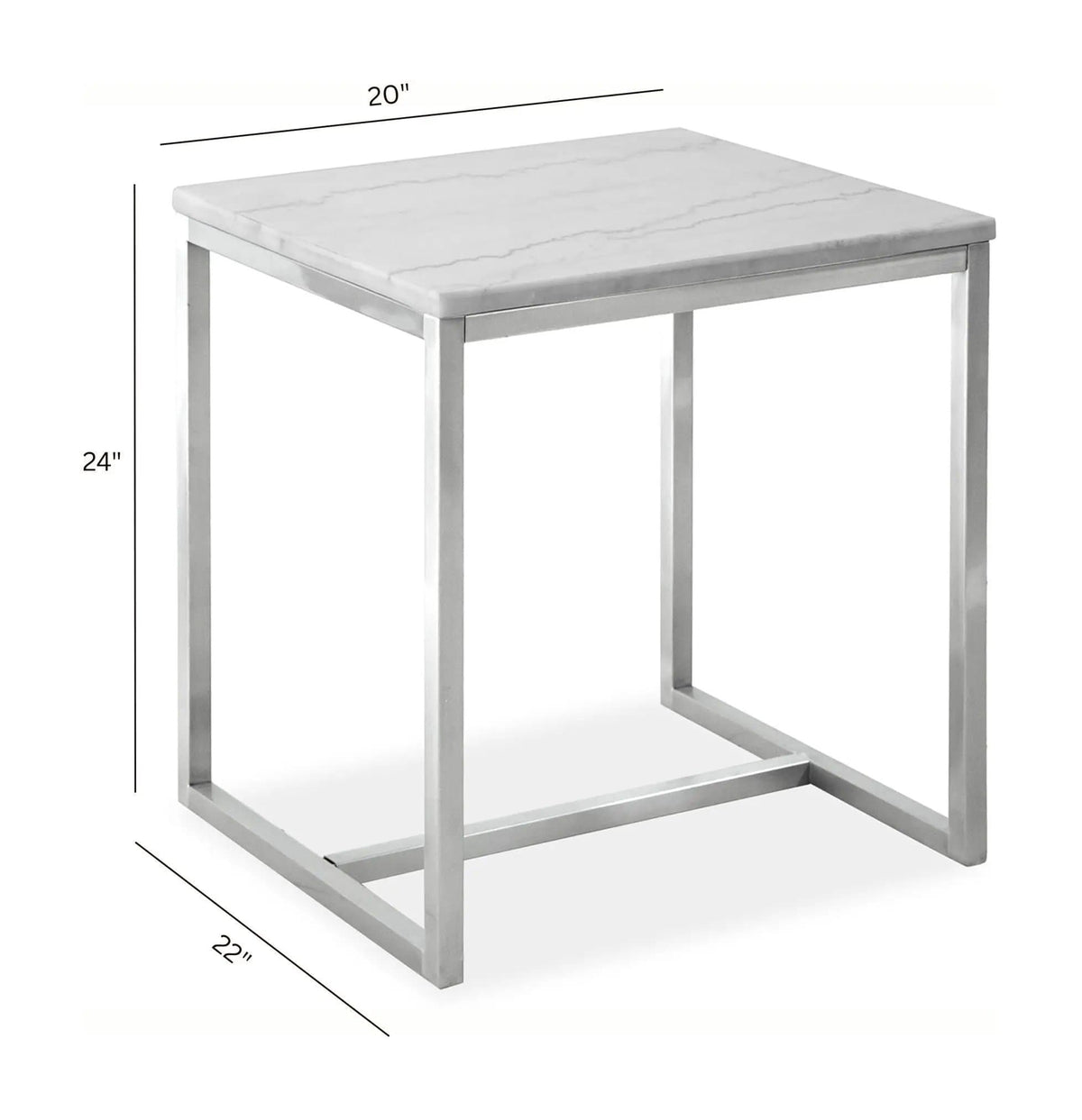 Esme Rectangular Table | 3 Pieces | Marble | Living Room
