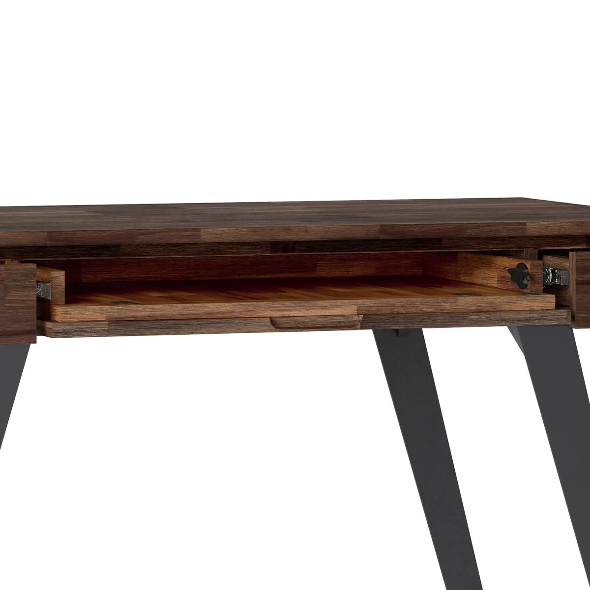 Lowry Handcrafted Desk | 5 Pieces | Metal | Home Office