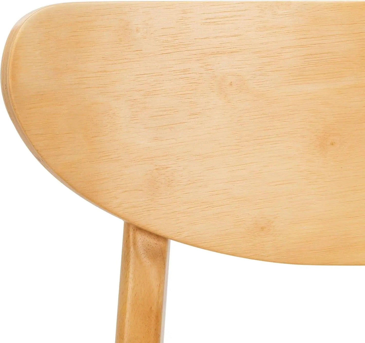 Dining Chairs Set Natural Wood Mid Century Retro 2 Chairs from PriceLows™