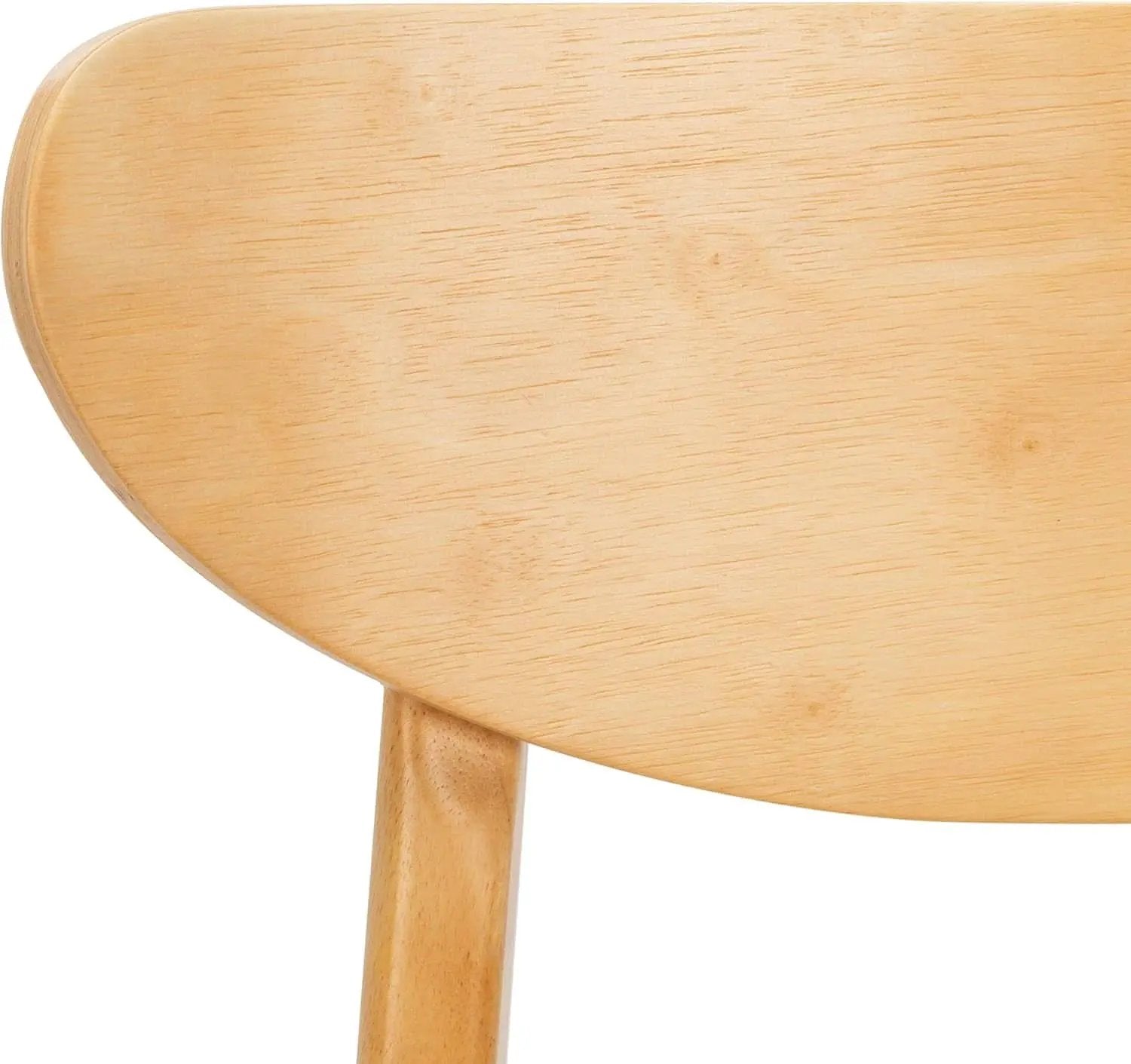 Dining Chairs Set Natural Wood Mid Century Retro 2 Chairs from PriceLows™