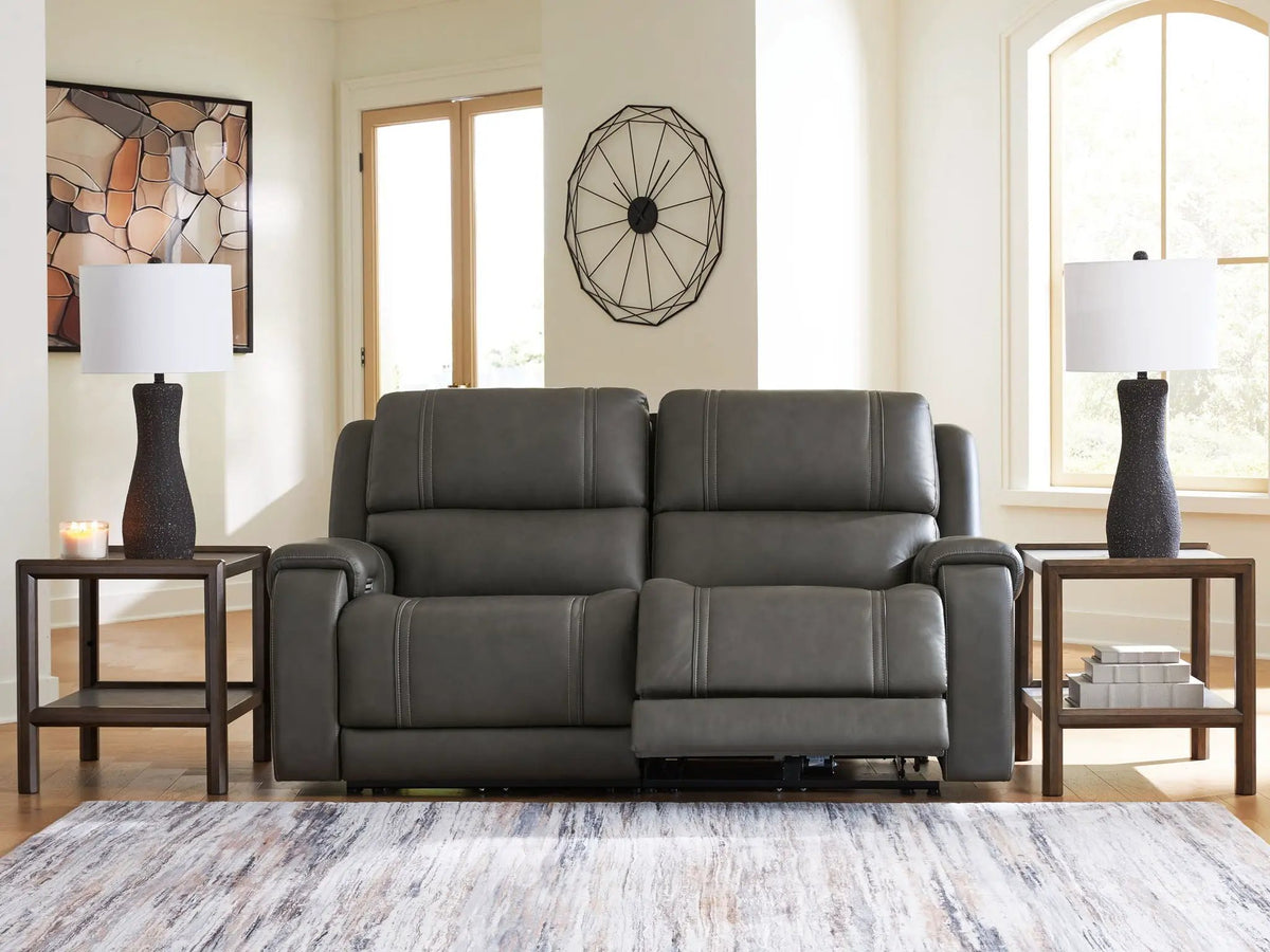 Power Reclining Sectional | USB Charging | Adjustable Headrests | Mocha
